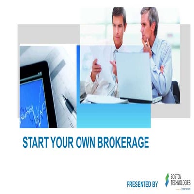 Start Your Own Brokerage