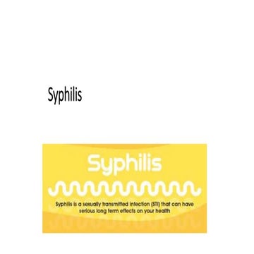 Syphilis