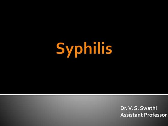 Syphilis | PPT