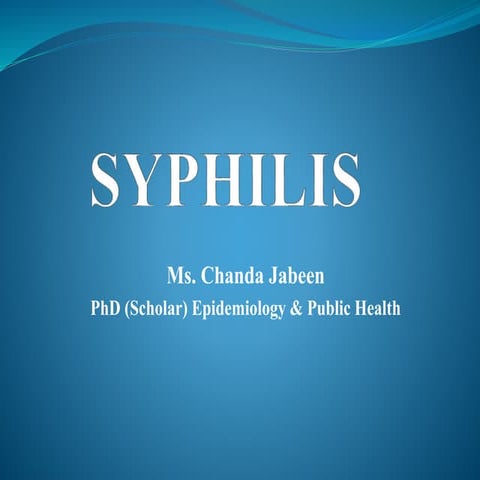Syphilis