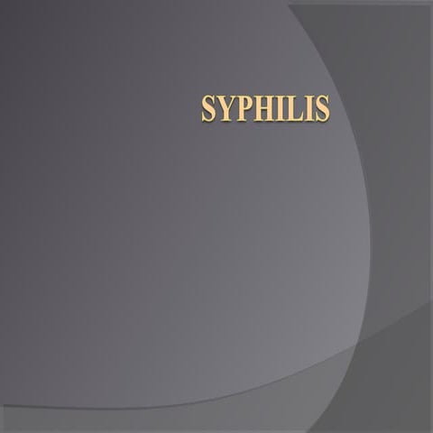 Syphilis (3)