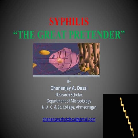 Syphilis : An Introduction