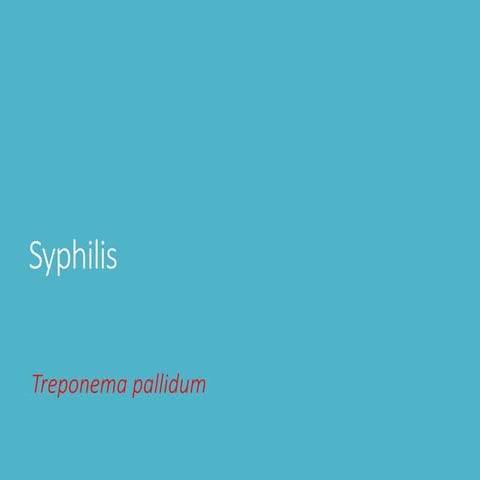 Syphilis 