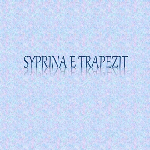 Syprina e trapezit