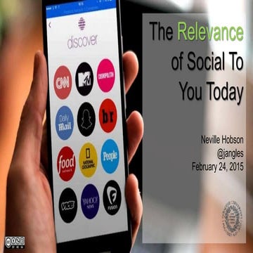 The Relevance of Social To You Today
