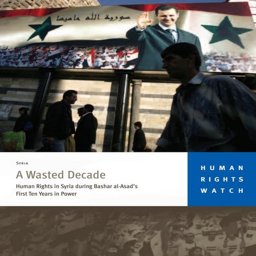 A Wasted Decade - Syria
