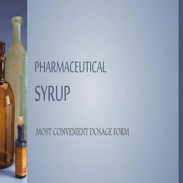 Pharmaceutical Syrup