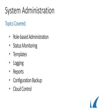 System administration