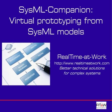 Overview of RTaW SysML-Companion 
