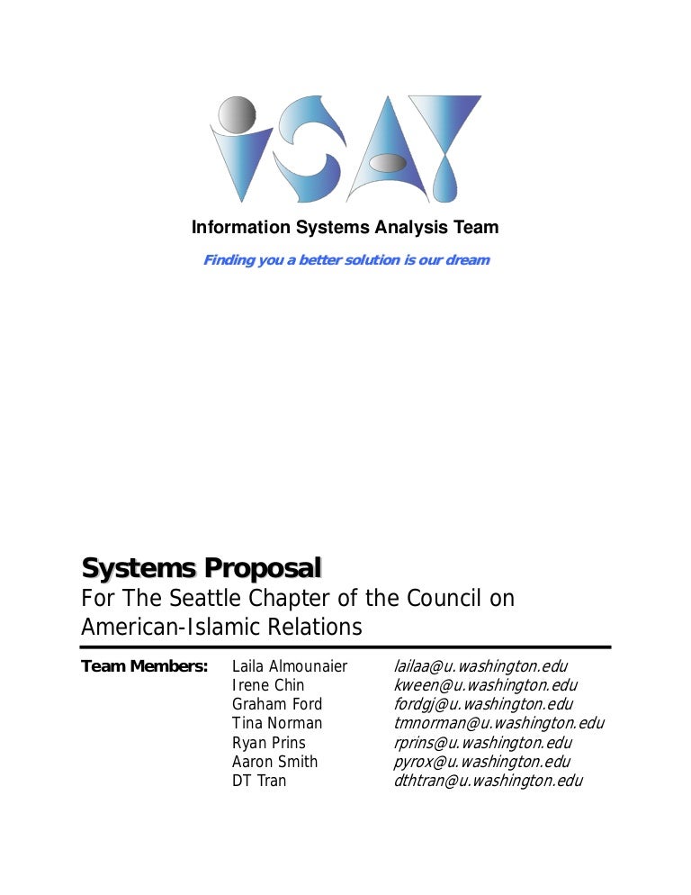 System Proposal System Proposal