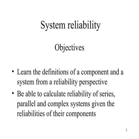 system-reliability in condiryion monitoring concept
