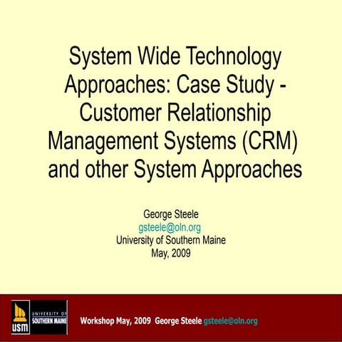 System Wide Technology Approaches