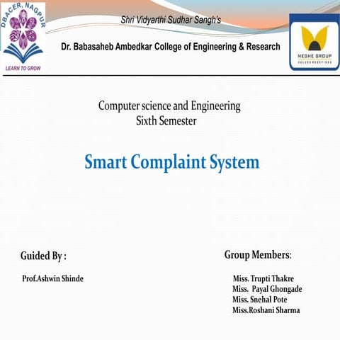 Smart  Complaint System