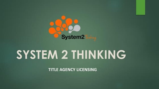 Starting a title company | PPT