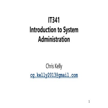 IT System Administration for computer science students  .pdf