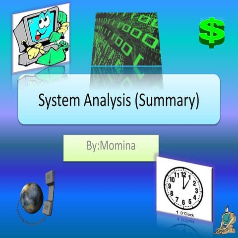 System analysis