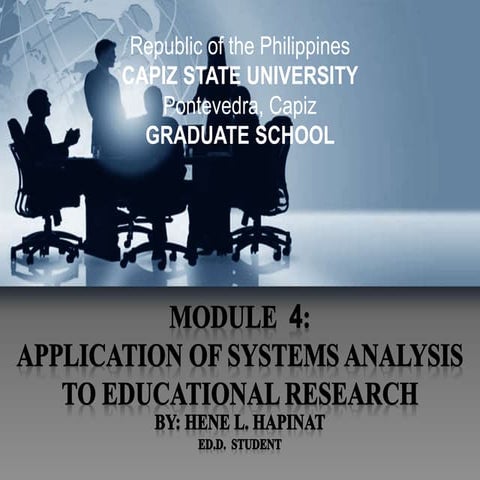 System analysis module4