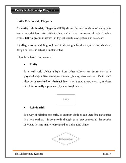 Example for ER diagram part11 | PDF