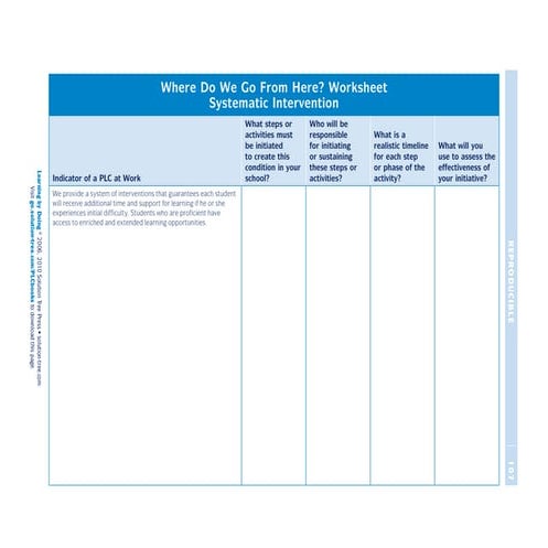 Systematicintervention