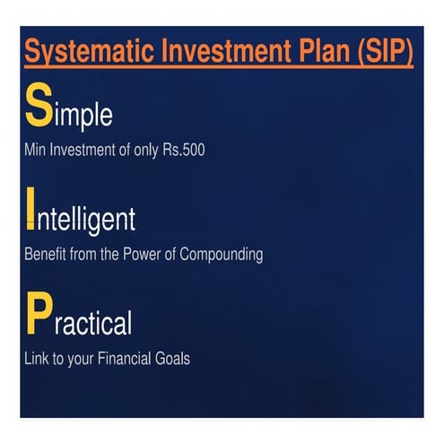 Systematic Investment Plan