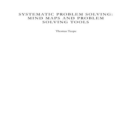 Systematic Problem Solving