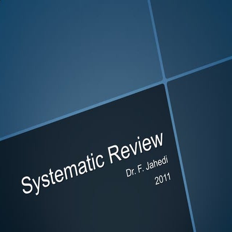 Systematic review