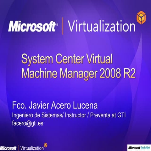 System center virtual_machine_manager_2008_r2  - javier acero