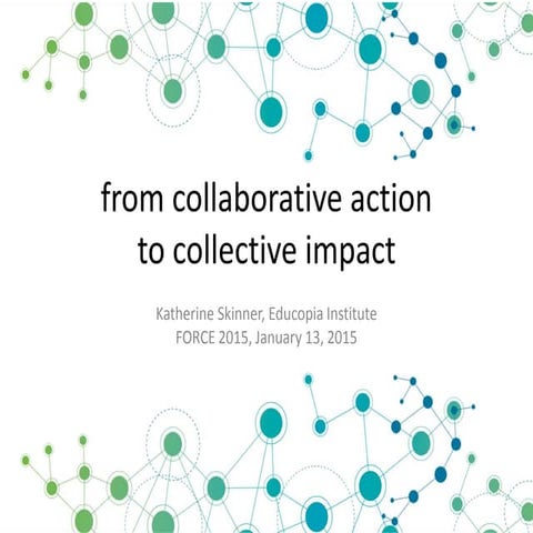 From Collaborative Action to Collective Impact