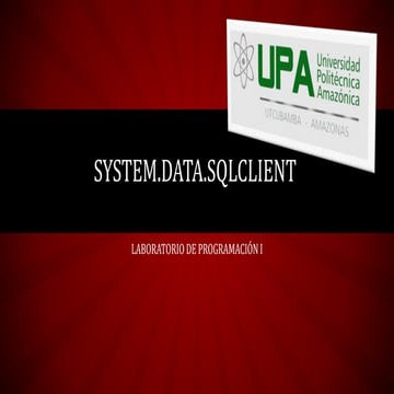 System.Data.SqlClient 