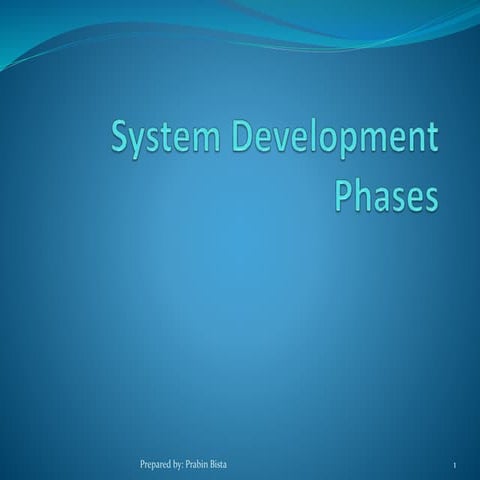 System development phases