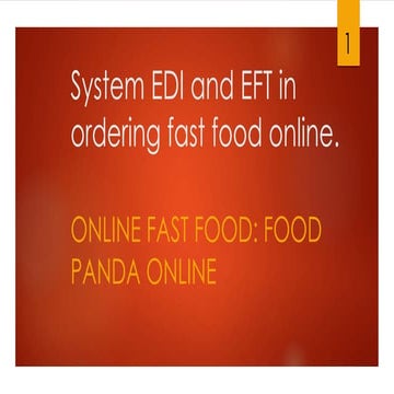 EDI and EFT system in 21-century.