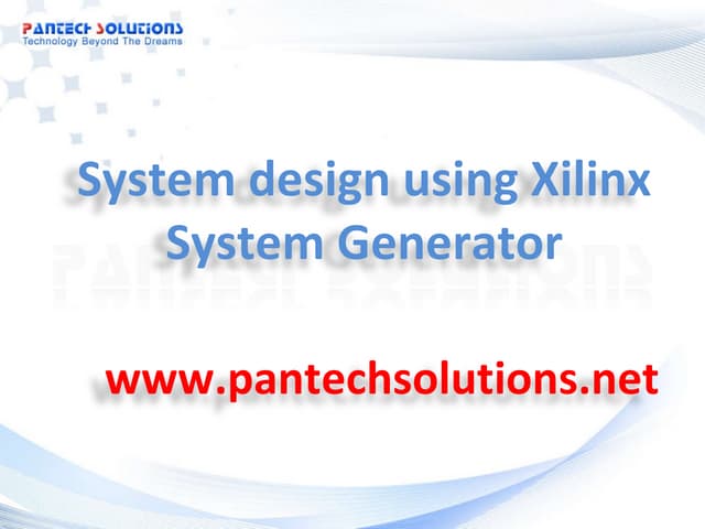 System Generator-Tutorial