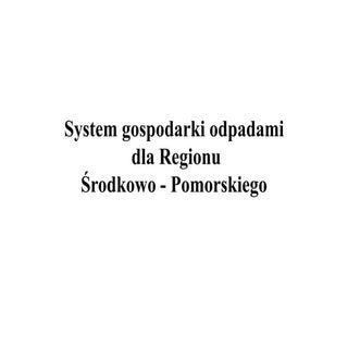 System gospodarki odpadami