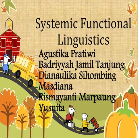 Systemic functional linguistics