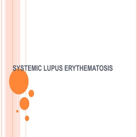 Systemic lupus erythematosis.