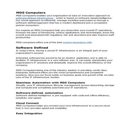 System integrators uae