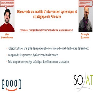 Une approche systémique interactionnelle (et stratégique)