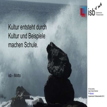 Systemische lernkulturen schaffen Psychology Business Lounge 2014