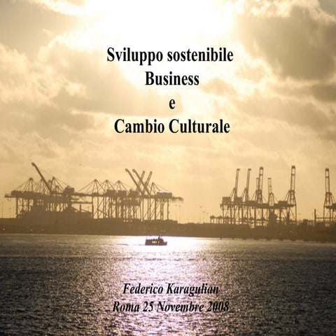 Sviluppo Sostenibile