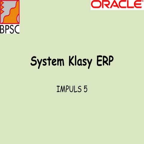 System Klasy Erp