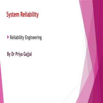 System Reliability, series, parallel, both