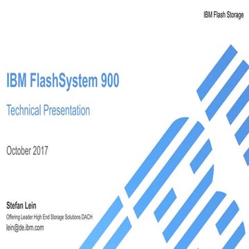 IBM's new Flashsystem 900