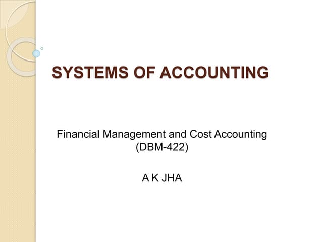 Systems-of-Accounting.pptx in dairy technology