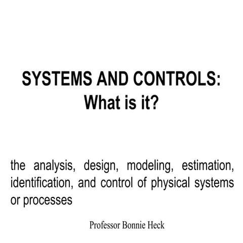 Systems and Controls Concentration