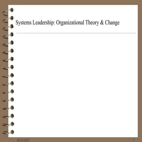 Systems Leadership and organizational changes.pptx