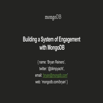 Systems of engagement