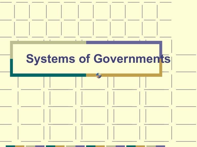 Systems Of Government Powerpoint Unitary Confederation Federal Upd