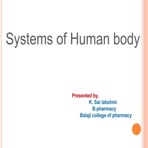 Systems of human body