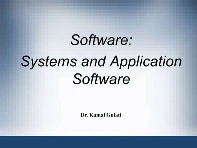 Software Systems And Application Software Ppt Software Systems And Application Software Ppt
