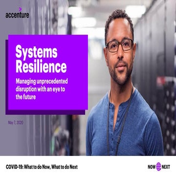 Systems Resilience Pdf